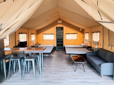 Texas Safari Tent Rental, Perfect for Escapes to Nature in Cibolo - Cibolo, Texas - glamping.directory