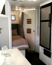 Bright and Unique Caravan Rental for Glamping Getaway near Virginia Beach - Fort Monroe, Virginia - glamping.directory