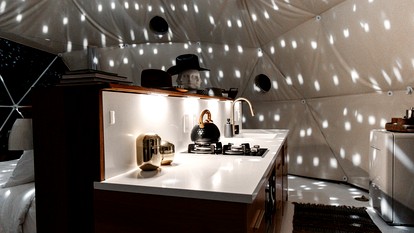Breathtaking Dome with Spectacular Outdoor Living and Chic Elegant Interior in Texas - Fischer, Texas - glamping.directory