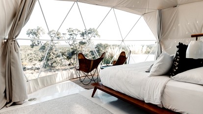 Breathtaking Dome with Spectacular Outdoor Living and Chic Elegant Interior in Texas - Fischer, Texas - glamping.directory