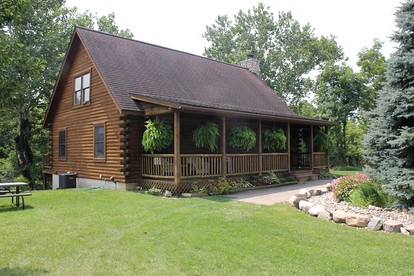 Riverside Log Cabin Perfect for a Secluded Getaway near Kalamazoo, Michigan - glamping.directory
