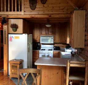 Riverside Log Cabin Perfect for a Secluded Getaway near Kalamazoo, Michigan - Centreville, Michigan - glamping.directory