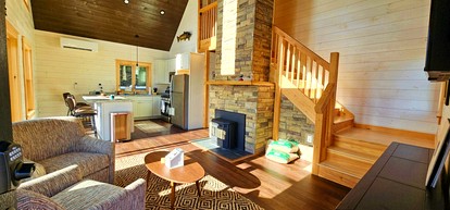 Amazing Wooden Cabin Surrounded by Trees in Greenville, Maine - Greenville, Maine - glamping.directory