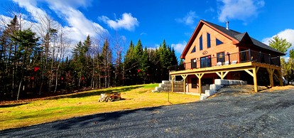 Amazing Wooden Cabin Surrounded by Trees in Greenville, Maine - Greenville, Maine - glamping.directory