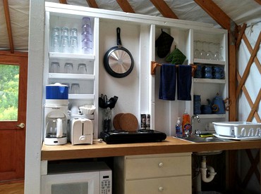 Modern Countryside Yurt Rental in Waterville, Upstate New York - Waterville, New York - glamping.directory
