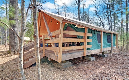 Discover the Best Glamping in Georgia with a Stay in This Safari Tent - Suches, Georgia - glamping.directory