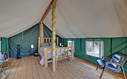 Discover the Best Glamping in Georgia with a Stay in This Safari Tent - Suches, Georgia - glamping.directory