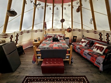 Incredible Tipi for a Unique Glamping Getaway with Stunning Mountain Views in Whittier, North Carolina - US, North Carolina - glamping.directory