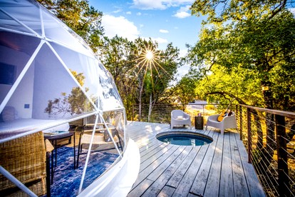 Gorgeous Glamping Dome near Marble Falls for Couples Getaways, Texas - glamping.directory