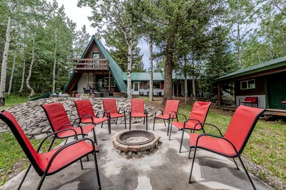 Charming Wooded Cabin with Fire Pit & Bunkhouse Near Yellowstone, Island Park, ID - Fremont County, Idaho - glamping.directory