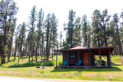 Cute Creek-Side Cabin Nestled by Mount Rushmore in Rapid City - glamping.directory