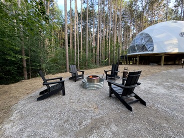 Luxury Private Dome with Spa and Fire Pit in Benzonia, Michigan - glamping.directory