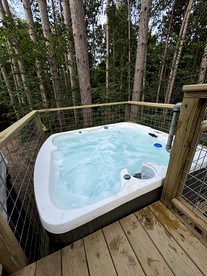 Luxury Private Dome with Spa and Fire Pit in Benzonia, Michigan - Vacation Home - Joyfield Township, Michigan - glamping.directory