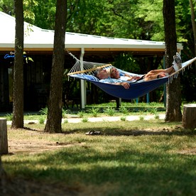 Rustic Comfort A-Frame with Outdoor Gathering Space in Humboldt, Kansas - Humboldt, Kansas - glamping.directory