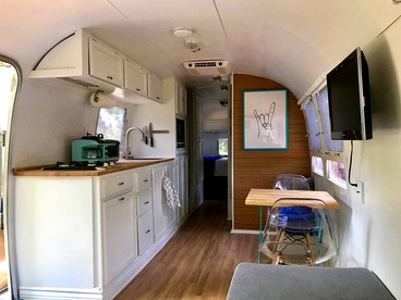 Modern Airstream Rental for Three on the Llano River in Mason, Texas - Mason, Texas - glamping.directory