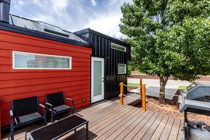 Discover Red Mountain Beauty: Spacious Tiny House in Apple Valley, Utah - Apple Valley, Utah - glamping.directory