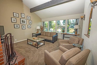 Exquisite Waterfront Vacation Rental with Foosball, Hot Tub, and Boat Dock in Tahoe Keys, California - South Lake Tahoe, California - glamping.directory