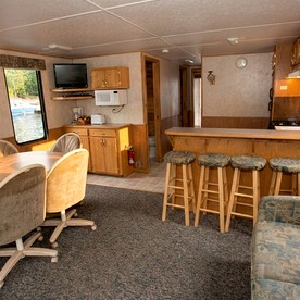 Versatile Sportsman Houseboat with Wraparound Fishing Deck & Water Slide Near Babbitt, MN - Babbitt, Minnesota - glamping.directory