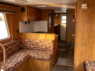 Versatile Sportsman Houseboat with Wraparound Fishing Deck & Water Slide Near Babbitt, MN - Babbitt, Minnesota - glamping.directory