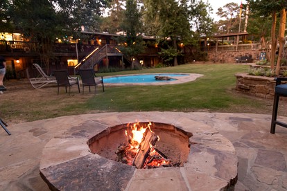 Group Cottage with Jacuzzi and Pool Incredible for Lake Water Sports in Mount Ida, Arkansas - glamping.directory