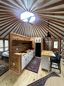 Elegant Yurt with Mountain Views & Private Pond | Unique Stay near Cherokee Mountains, Old Fort, Tennessee - Old Fort, Tennessee - glamping.directory