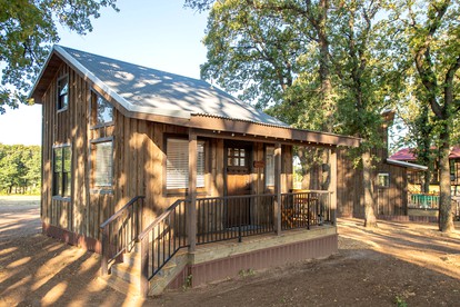 Restful Weekends For Two in Waco, Texas, at this Charming Glamping Cabin - Elm Mott, Texas - glamping.directory