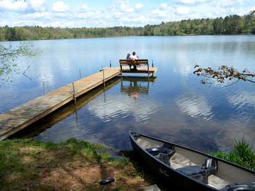 Quiet Lakeside Cabin Rental for Families just Outside of Minocqua, Wisconsin - Woodruff, Wisconsin - glamping.directory