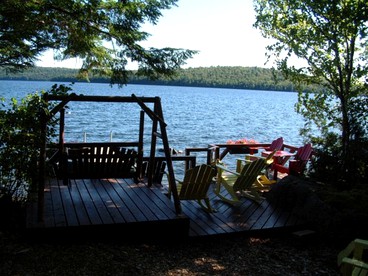 Charming Lakefront Cabin Rental with Games Room near Bangor, Maine - Lowell, Maine - glamping.directory