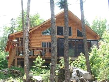 Charming Lakefront Cabin Rental with Games Room near Bangor, Maine - Lowell, Maine - glamping.directory