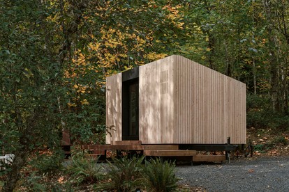 Peaceful Forest Hideout Cabin with Minimalist Design near Cape Horn in Washougal, WA - glamping.directory