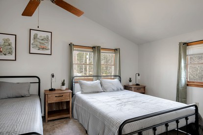 Extraordinary Group Retreat with Hot Tub, Fire Pit, Wraparound Deck in Great Cacapon, WV - Great Cacapon, West Virginia - glamping.directory