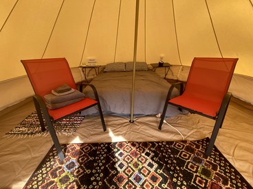 Charming Bell Tent Rental for Glamping in Tennessee - Erwin, Tennessee - glamping.directory