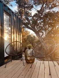 Cool Container by Canyon Lake Perfect For Relaxation Near Guadalupe River and Austin, Texas - Canyon Lake, Texas - glamping.directory