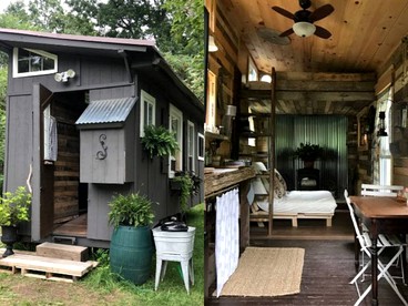 Gorgeous Tiny House Rental for a Glamping Getaway near Saratoga Springs in Upstate New York - Argyle, New York - glamping.directory