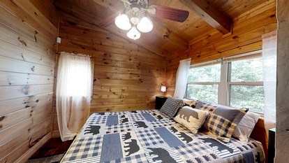Elevate Your Tennessee Glamping Escape in this Lovely Riverside Cabin Rental in Newport - Newport, Tennessee - glamping.directory