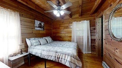 Elevate Your Tennessee Glamping Escape in this Lovely Riverside Cabin Rental in Newport - Newport, Tennessee - glamping.directory