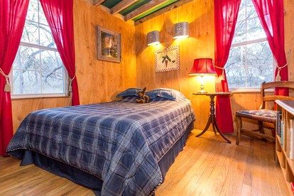 Rustic Two-Bedroom Cabin Rental on Hamilton Creek in Texas Hill Country - Marble Falls, Texas - glamping.directory