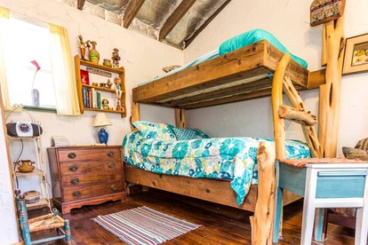 Rustic Two-Bedroom Cabin Rental on Hamilton Creek in Texas Hill Country - Marble Falls, Texas - glamping.directory