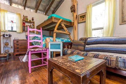 Rustic Two-Bedroom Cabin Rental on Hamilton Creek in Texas Hill Country - Marble Falls, Texas - glamping.directory