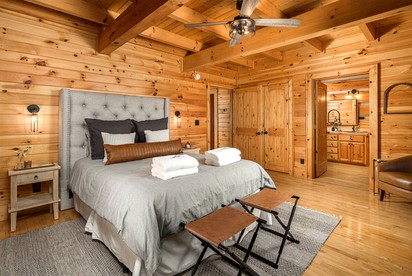 Wonderful Cabin near Boone Perfect for a Weekend Getaway in Nature - Trade, Tennessee - glamping.directory
