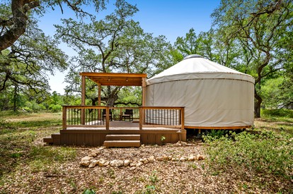 Luxurious Yurt near New Braunfels and Canyon Lake, Perfect for a Romantic Weekend - glamping.directory