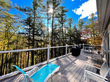 Fabulous Cottage Nestled in the Trees with River Sounds in Intervale, New Hampshire - Intervale, New Hampshire - glamping.directory