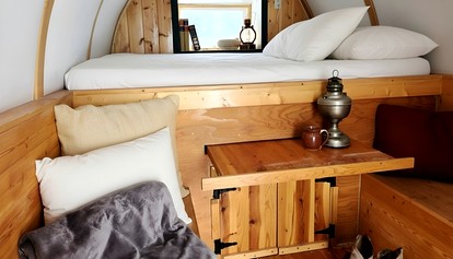 Charming Glamping Wagon with Mountain Views on Working Ranch near Grand Teton – Tetonia, Idaho - Tetonia, Idaho - glamping.directory