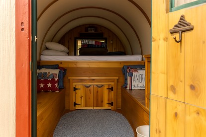 Charming Glamping Wagon with Mountain Views on Working Ranch near Grand Teton – Tetonia, Idaho - Tetonia, Idaho - glamping.directory