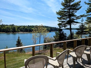 Secluded Oceanfront Cottage with Wrap-Around Deck near Acadia National Park, Sullivan, Maine - Sullivan, Maine - glamping.directory