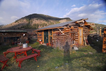 Rustic Cabin Rental with River Views for Group Getaway near Sun Valley, Idaho - glamping.directory