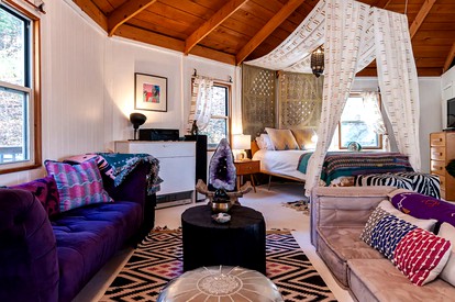 Enchanting Yurt Rental with a Cozy Fireplace for a Catskills Weekend Getaway - Roxbury, New York - glamping.directory