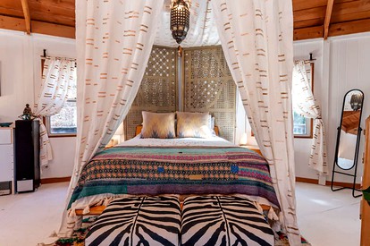 Enchanting Yurt Rental with a Cozy Fireplace for a Catskills Weekend Getaway - Roxbury, New York - glamping.directory