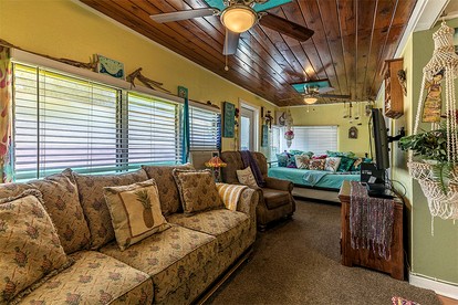 Whimsical Mermaid Retreat with Private Deck in Bacliff, Texas - glamping.directory