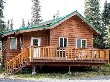 Rustic Log Cabin on the Banks of Kenai Lake, Alaska - glamping.directory